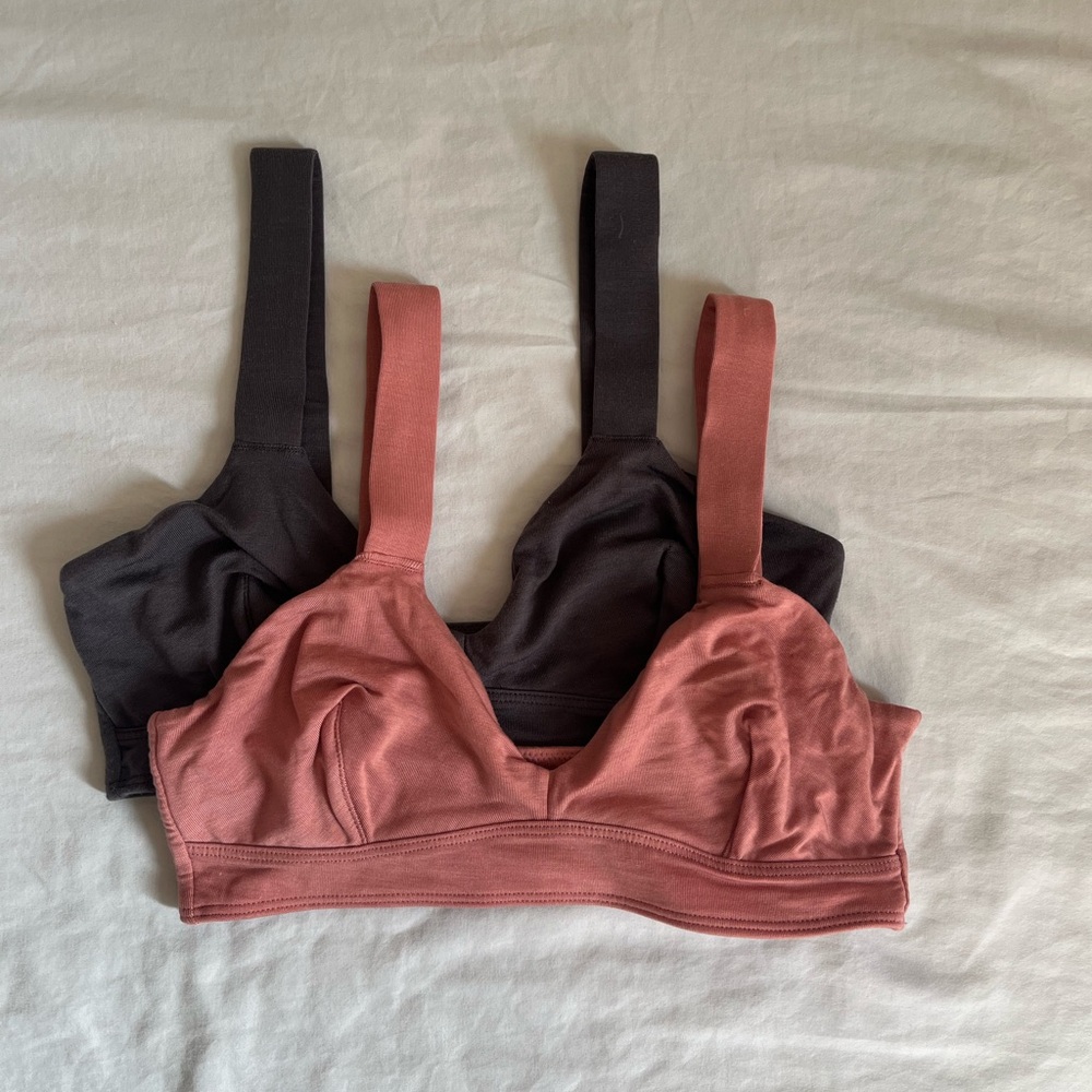2 NWOT Parade Cloud Triangle Bralettes